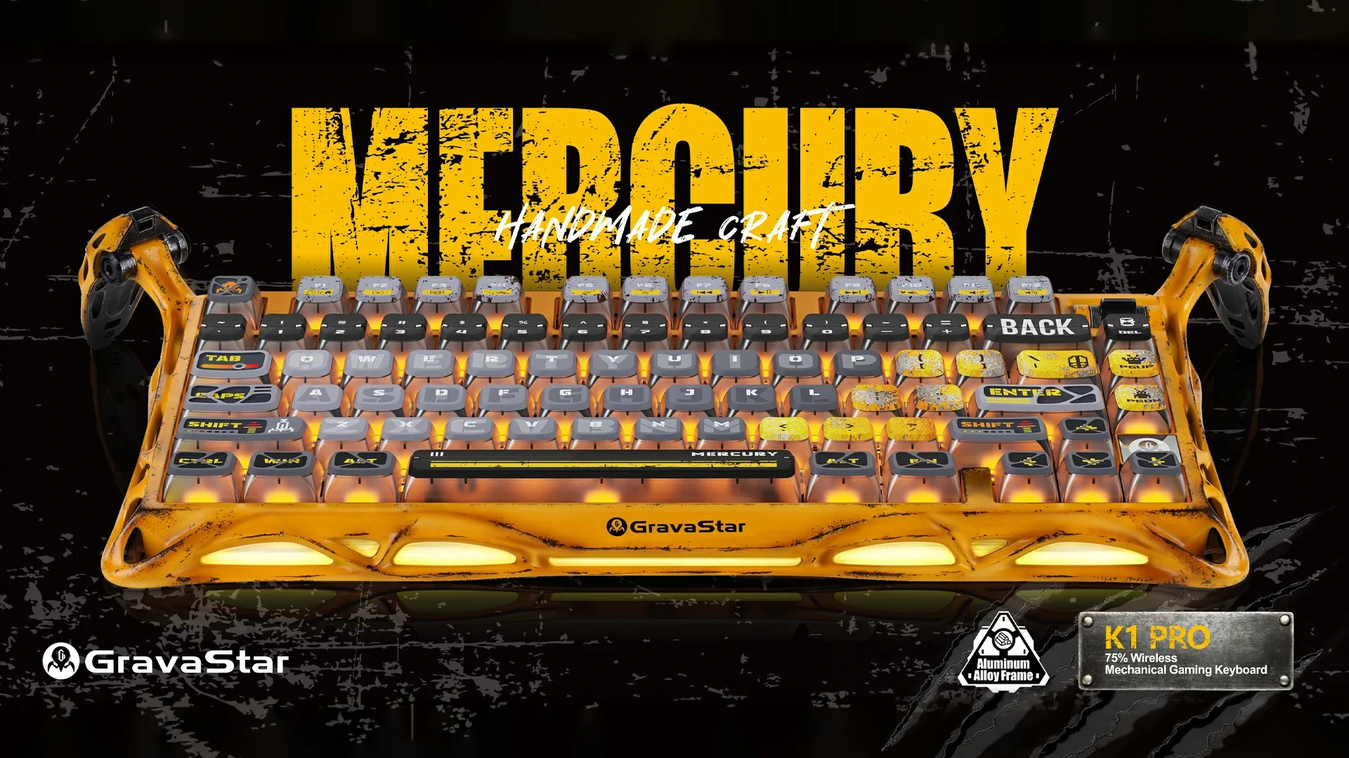 Bàn Phím Cơ Gaming GravaStar Mercury K1 Pro Special Edition