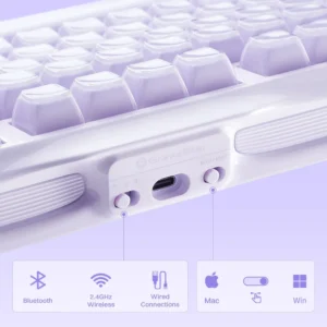 Bàn Phím Cơ Gaming Không Giây GravaStar Mercury K1