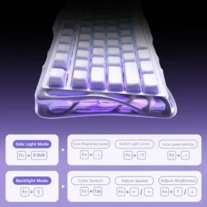 Bàn Phím Cơ Gaming Không Giây GravaStar Mercury K1