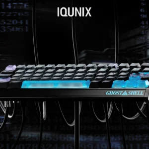 Bàn Phím Cơ IQUNIX EV63 Hall Effect Ghost in the Shell Edition – Đỉnh Cao Gaming eSports & Cyberpunk