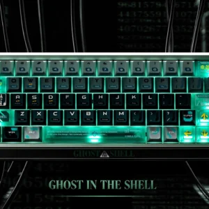 Bàn Phím Cơ IQUNIX EV63 Hall Effect Ghost in the Shell Edition – Đỉnh Cao Gaming eSports & Cyberpunk