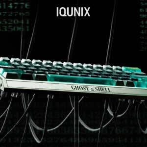 Bàn Phím Cơ IQUNIX EV63 Hall Effect Ghost in the Shell Edition – Đỉnh Cao Gaming eSports & Cyberpunk