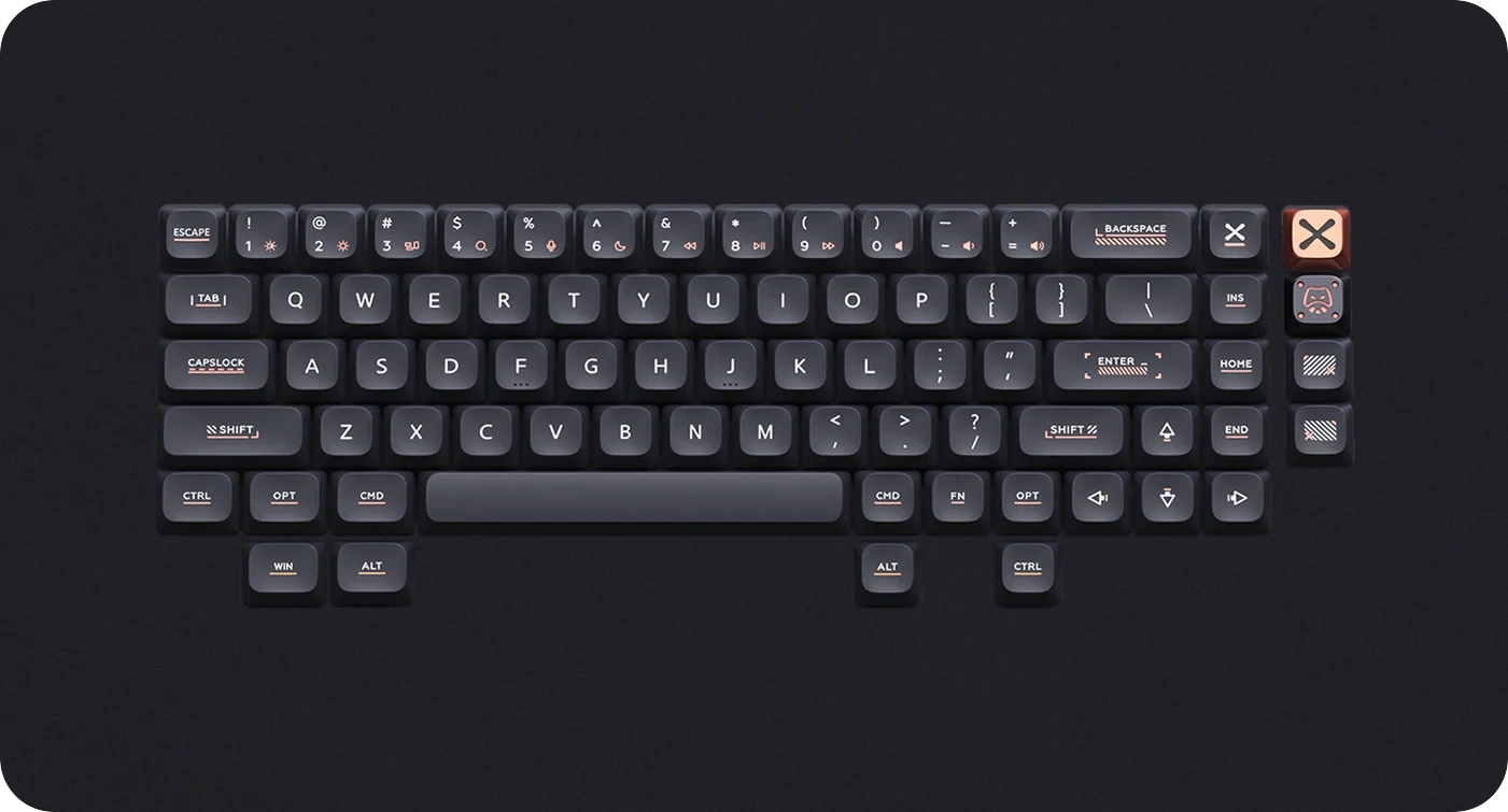 Bàn Phím Cơ IQUNIX Magi65 Low Profile Aluminum