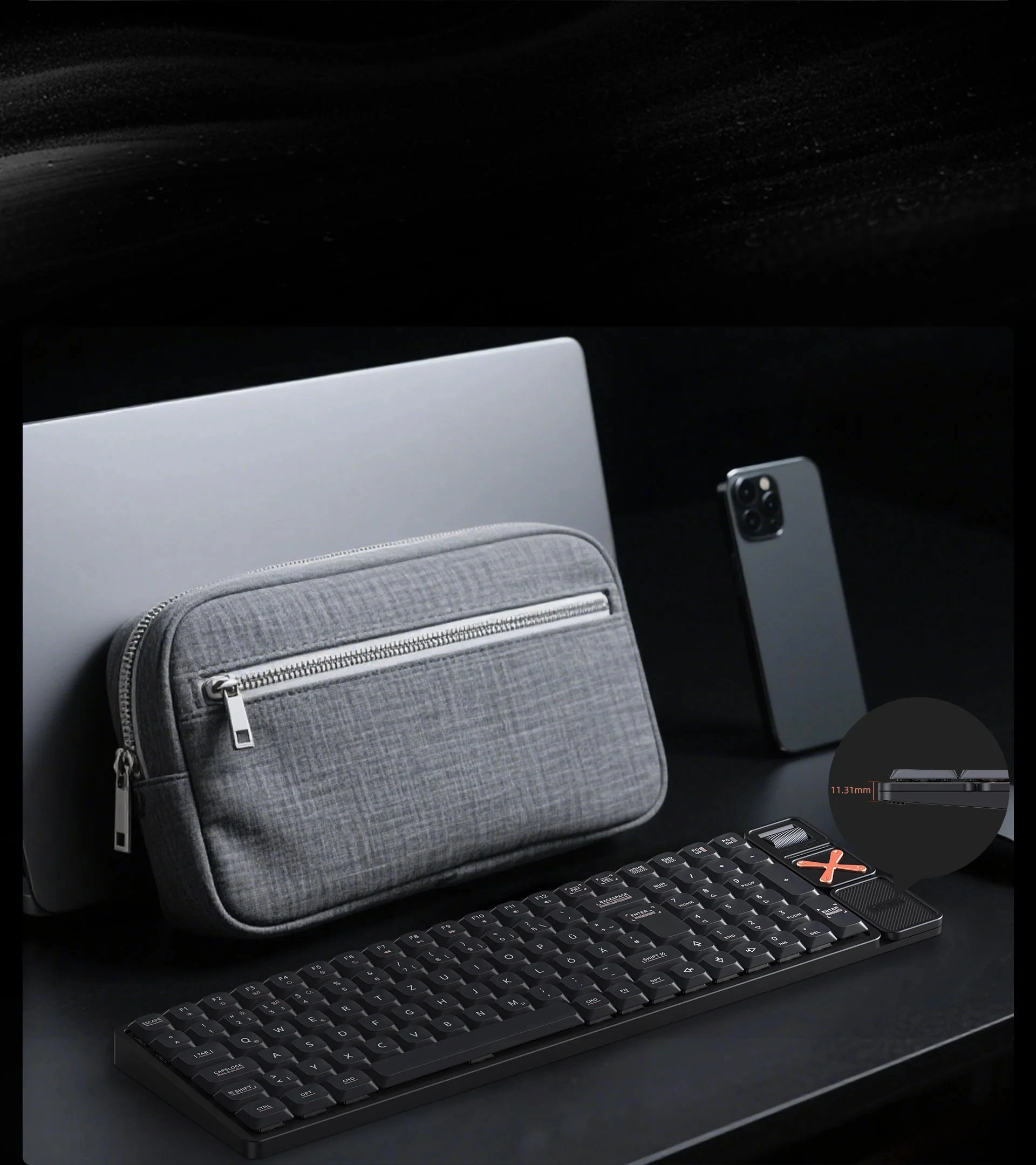 Bàn Phím Cơ IQUNIX Magi75 Pro Low Profile Aluminum - Ảnh 2
