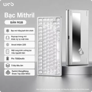Bàn Phím Cơ WOBKEY Rainy75