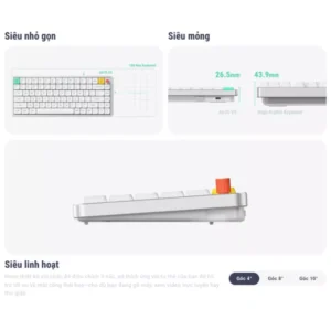 Bàn phím cơ NuPhy Air75 V3 Low Profile