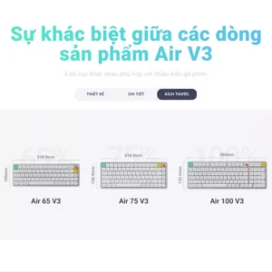 Bàn phím cơ NuPhy Air75 V3 Low Profile