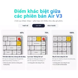 Bàn phím cơ NuPhy Air75 V3 Low Profile