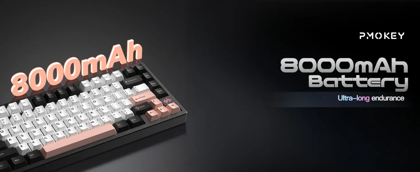 Bàn Phím Cơ Wave75 Limited – Full Nhôm CNC, Gasket Mount, 3 Mode, Pin Đến 8000mAh