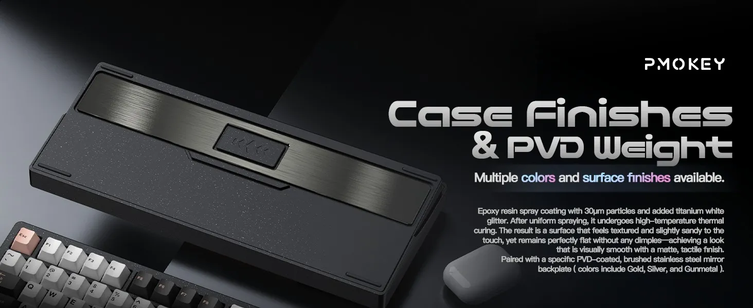 Bàn Phím Cơ Wave75 Limited – Full Nhôm CNC, Gasket Mount, 3 Mode, Pin Đến 8000mAh