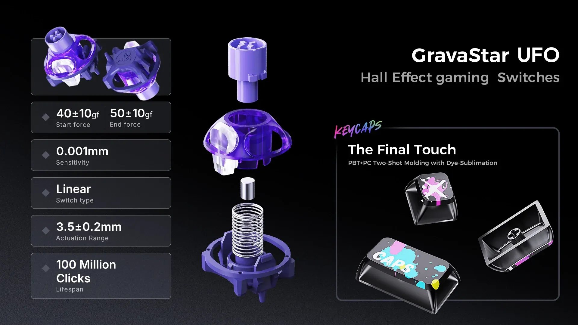 Bàn Phím Gaming HE Gravastar Mercury V75 Pro Special Edition