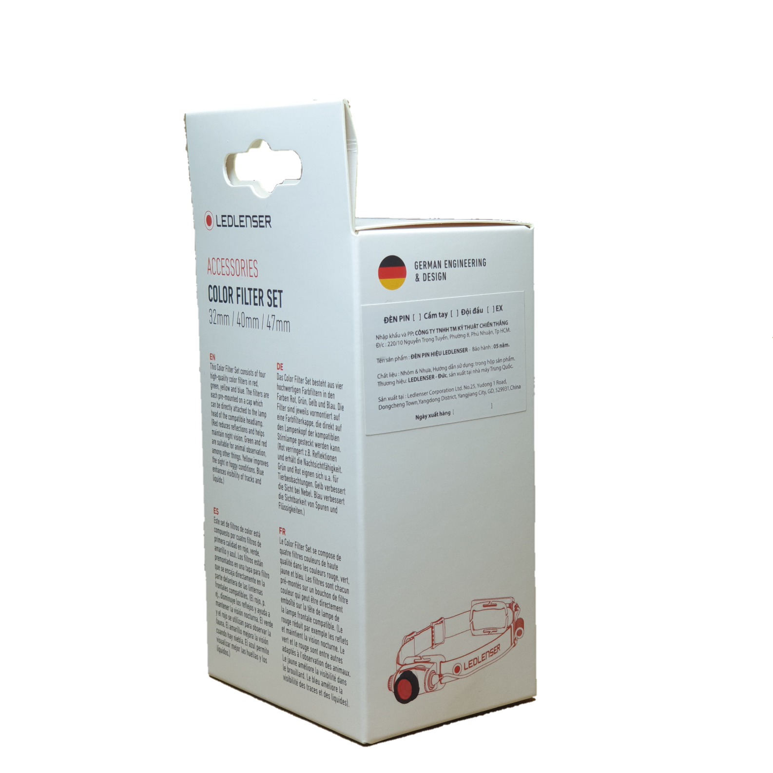 COLOR FILTER SET 40 mm