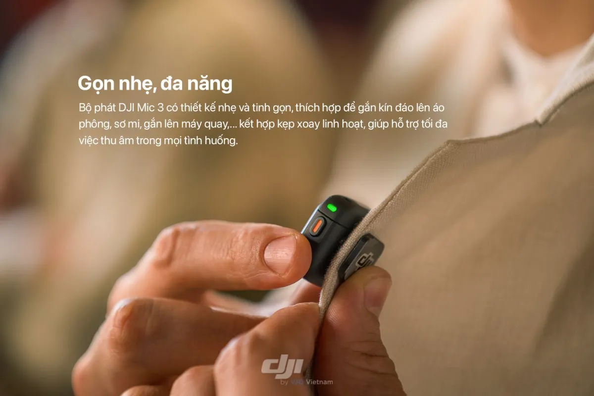 DJI Mic 3 Chính Hãng Tại Hyper Việt Nam
