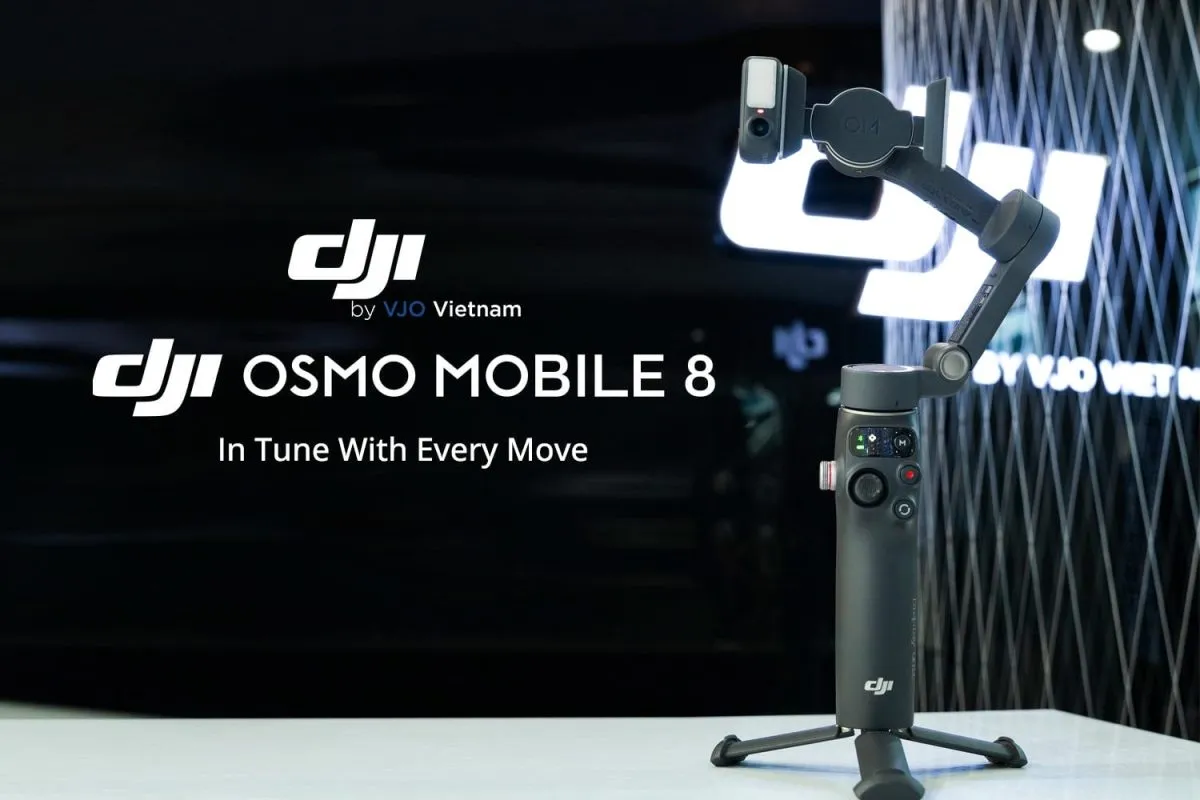 Gimbal DJI Osmo Mobile 8: Gimbal Cầm Tay Chống Rung 3 Trục Đột Phá