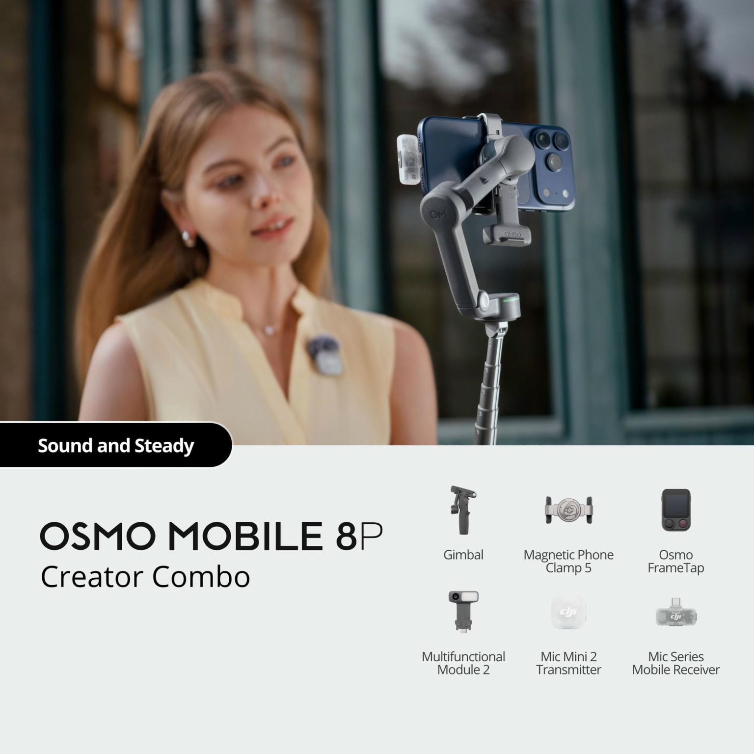 Gimbal DJI Osmo Mobile 8P - Hyper Việt Nam Phân Phối Chính Hãng