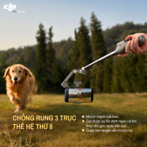 Gimbal DJI Osmo Mobile 8P - Hyper Việt Nam Phân Phối Chính Hãng