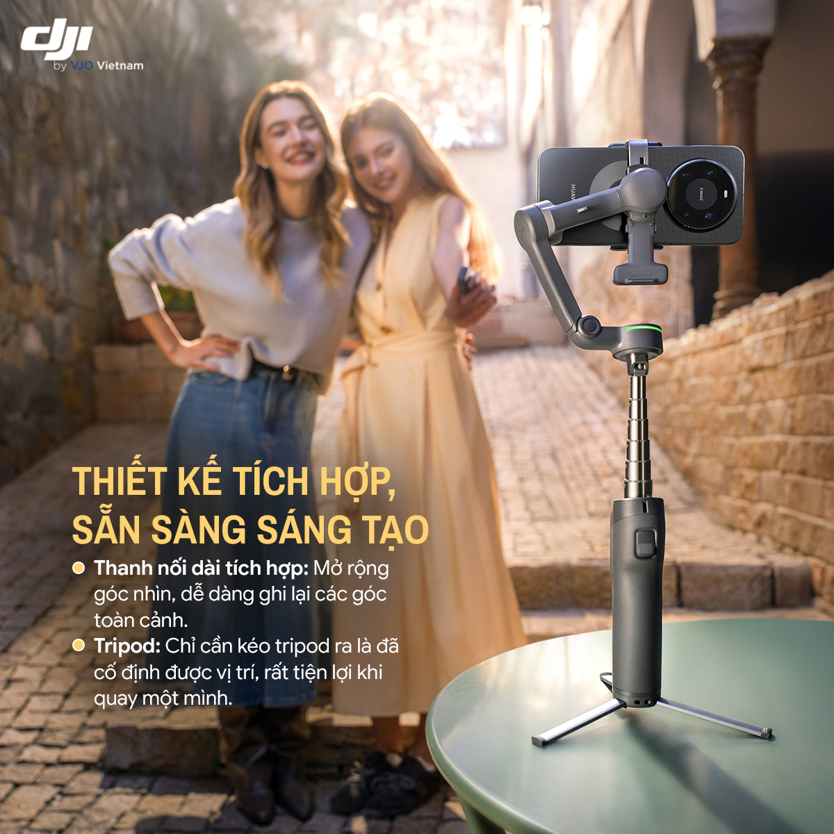 Gimbal DJI Osmo Mobile 8P - Hyper Việt Nam Phân Phối Chính Hãng