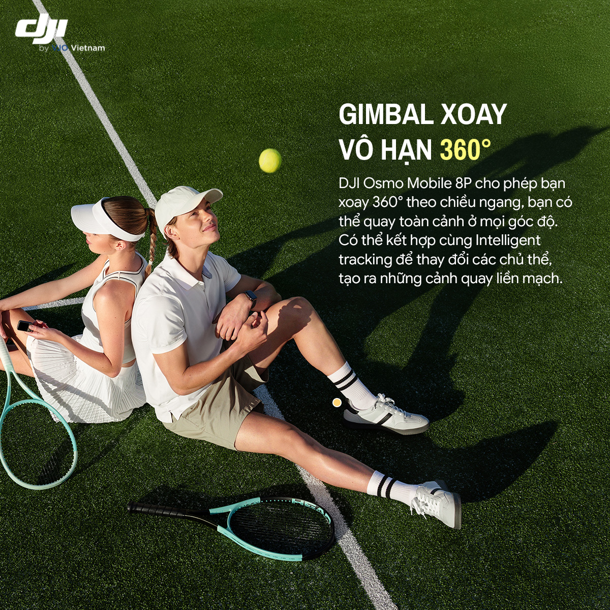 Gimbal DJI Osmo Mobile 8P - Hyper Việt Nam Phân Phối Chính Hãng