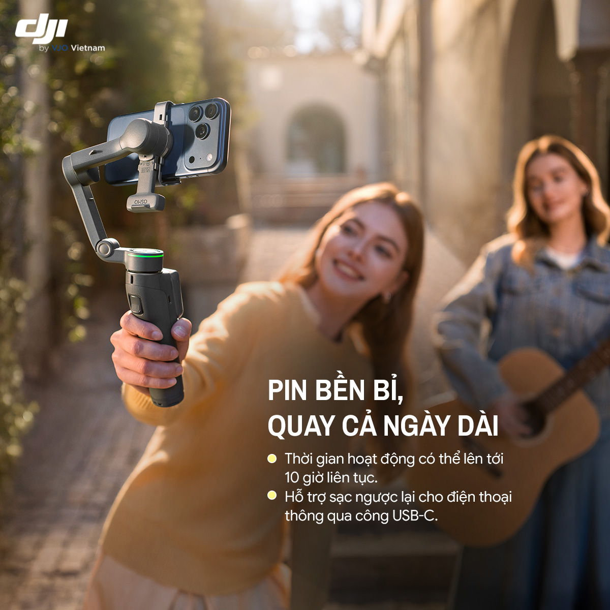 Gimbal DJI Osmo Mobile 8P - Hyper Việt Nam Phân Phối Chính Hãng