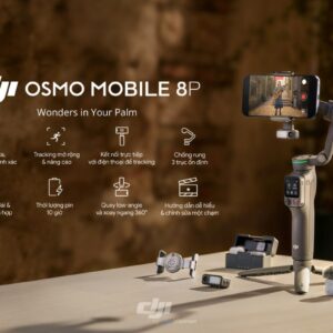 Gimbal DJI Osmo Mobile 8P - Hyper Việt Nam Phân Phối Chính Hãng