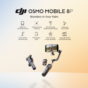 Gimbal DJI Osmo Mobile 8P - Hyper Việt Nam Phân Phối Chính Hãng