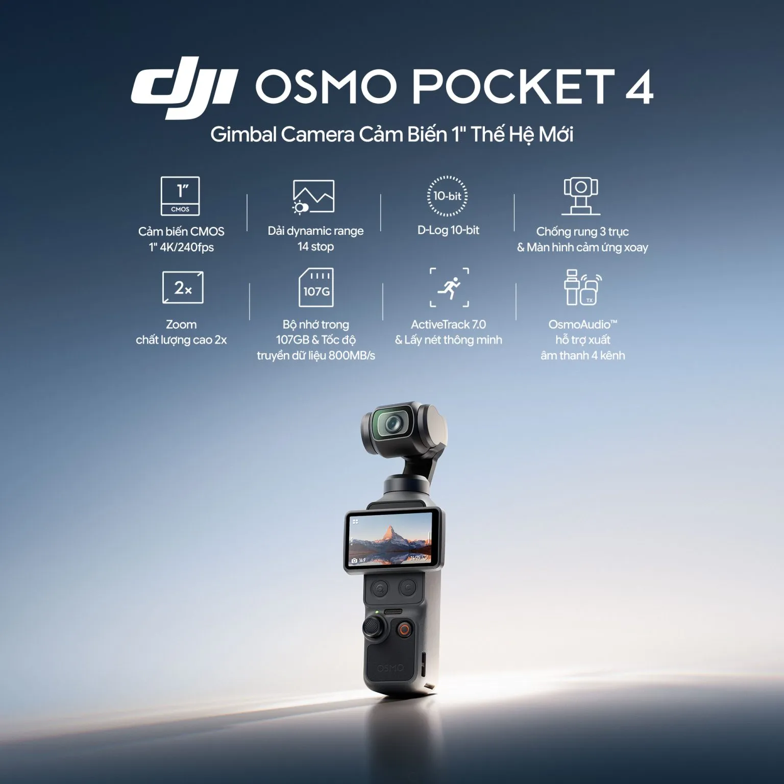 DJI Osmo Pocket 4 | Hyper Việt Nam Phân Phối Chính Hãng