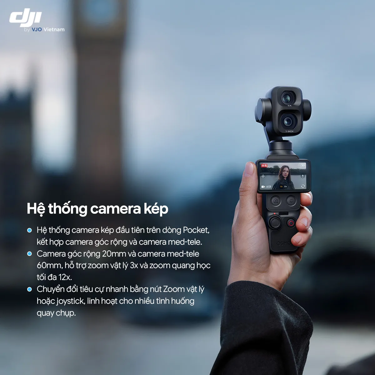 DJI Osmo Pocket 4P | Hyper Việt Nam Phân Phối Chính Hãng