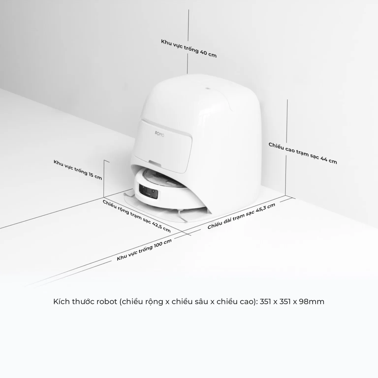 Robot Hút Bụi Lau Nhà DJI ROMO - Ảnh 6