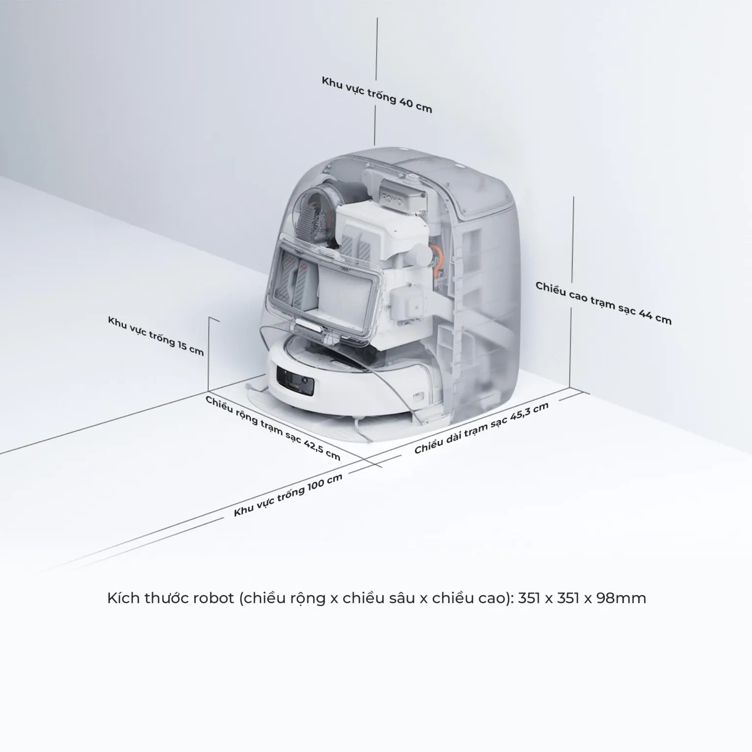 Robot Hút Bụi Lau Nhà DJI ROMO - Ảnh 14