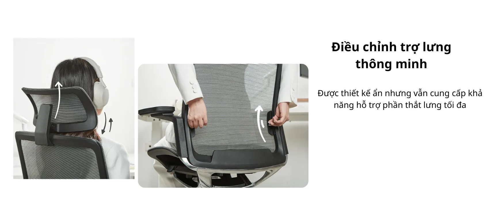 Ghế Công Thái Học HyperWork Sleek – Đỉnh Cao Thiết Kế & Bảo Vệ Cột Sống Toàn Diện
