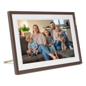 Khung ảnh kỹ thuật số ARZOPA D10 Brown WiFi 10.1" - Màn hình cảm ứng IPS HD 32GB Đỉnh Cao