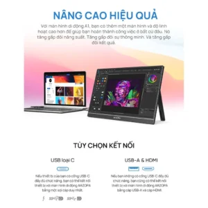Màn hình di động ARZOPA A1 15.6-inch 60Hz FHD 1080P IPS - Ảnh 7