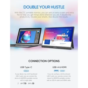 Màn Hình Di Động ARZOPA Z1C 16.1" 60Hz FHD 1080P IPS 100% sRGB