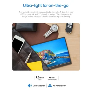 Màn Hình Di Động ARZOPA Z1C 16.1" 60Hz FHD 1080P IPS 100% sRGB
