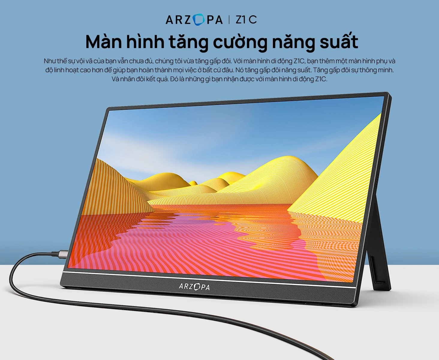ARZOPA Z1C 16.1" 60Hz FHD 1080P IPS 100% sRGB