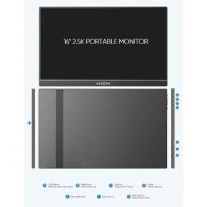 Màn hình di động ARZOPA Z1RC 16" 60Hz 2.5K IPS HDR 500nits 8bit QHD - Ảnh 7