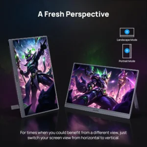 Màn Hình Di Động Gaming ARZOPA Z1FC Gray 16.1 inch 144Hz 1080P FHD