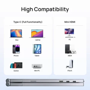 Màn Hình Di Động Kép Gập Gọn ARZOPA E1 – 15.6" x 2 FHD IPS, 100% sRGB