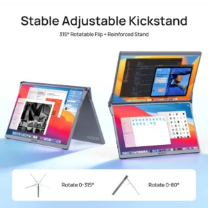 Màn Hình Di Động Kép Gập Gọn ARZOPA E1 – 15.6" x 2 FHD IPS, 100% sRGB