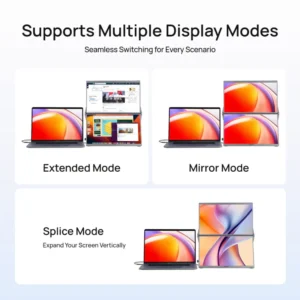 Màn Hình Di Động Kép Gập Gọn ARZOPA E1 – 15.6" x 2 FHD IPS, 100% sRGB