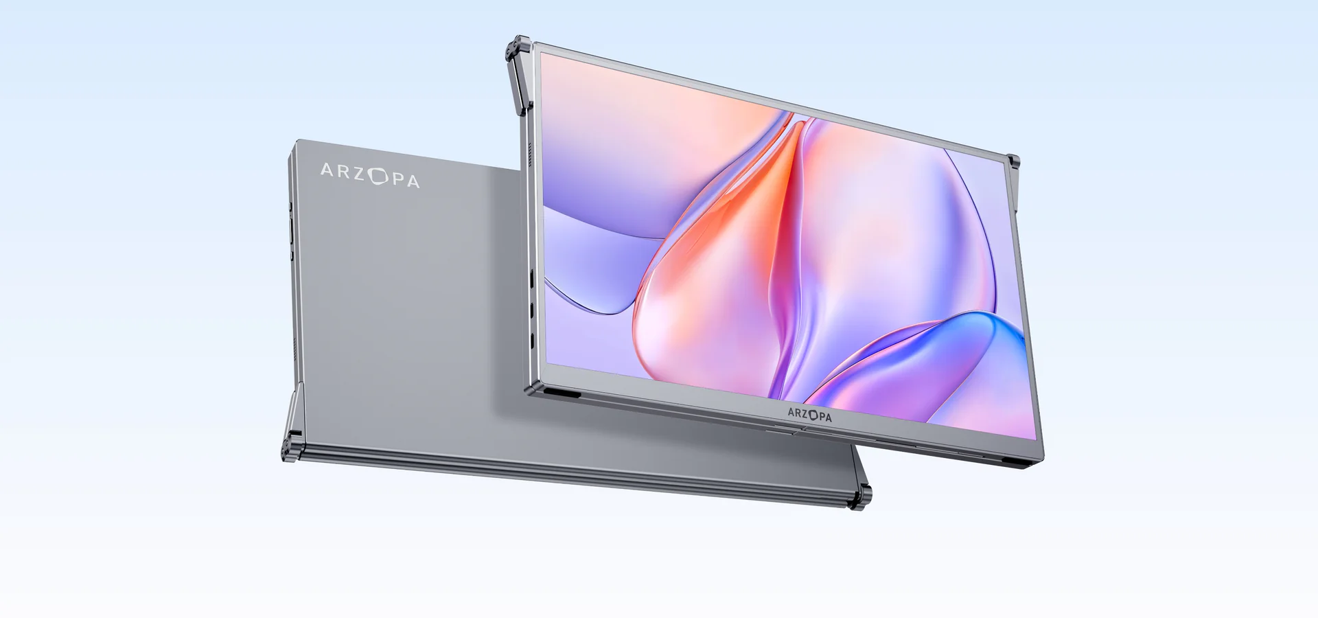 Màn Hình Di Động Kép Gập Gọn ARZOPA E1 – 15.6" x 2 FHD IPS, 100% sRGB