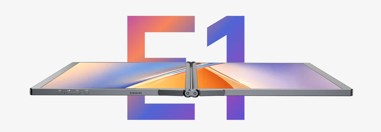 Màn Hình Di Động Kép Gập Gọn ARZOPA E1 – 15.6" x 2 FHD IPS, 100% sRGB