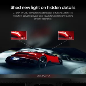 Màn hình gaming ARZOPA M1RC 27'' 180Hz 2K QHD - Ảnh 2