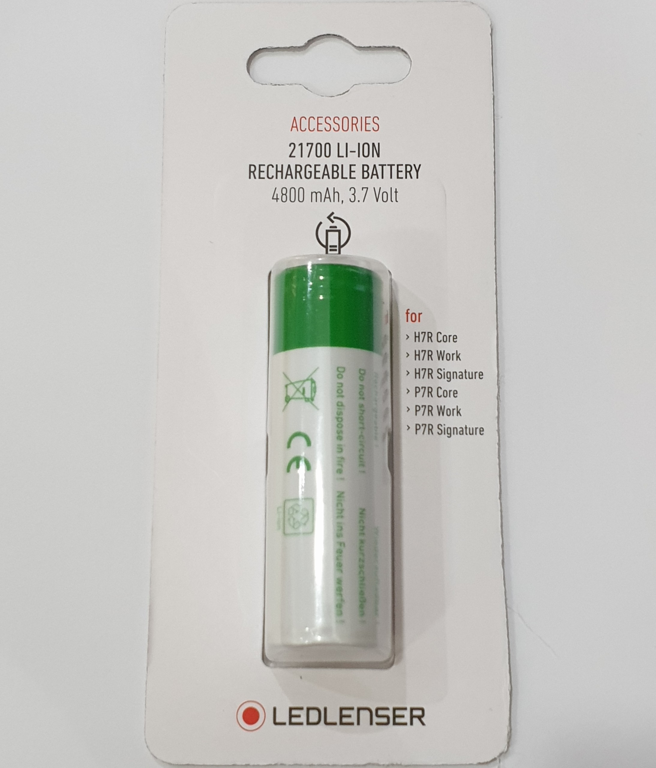 Pin Sạc Ledlenser 21700 4800mAh 3.7V