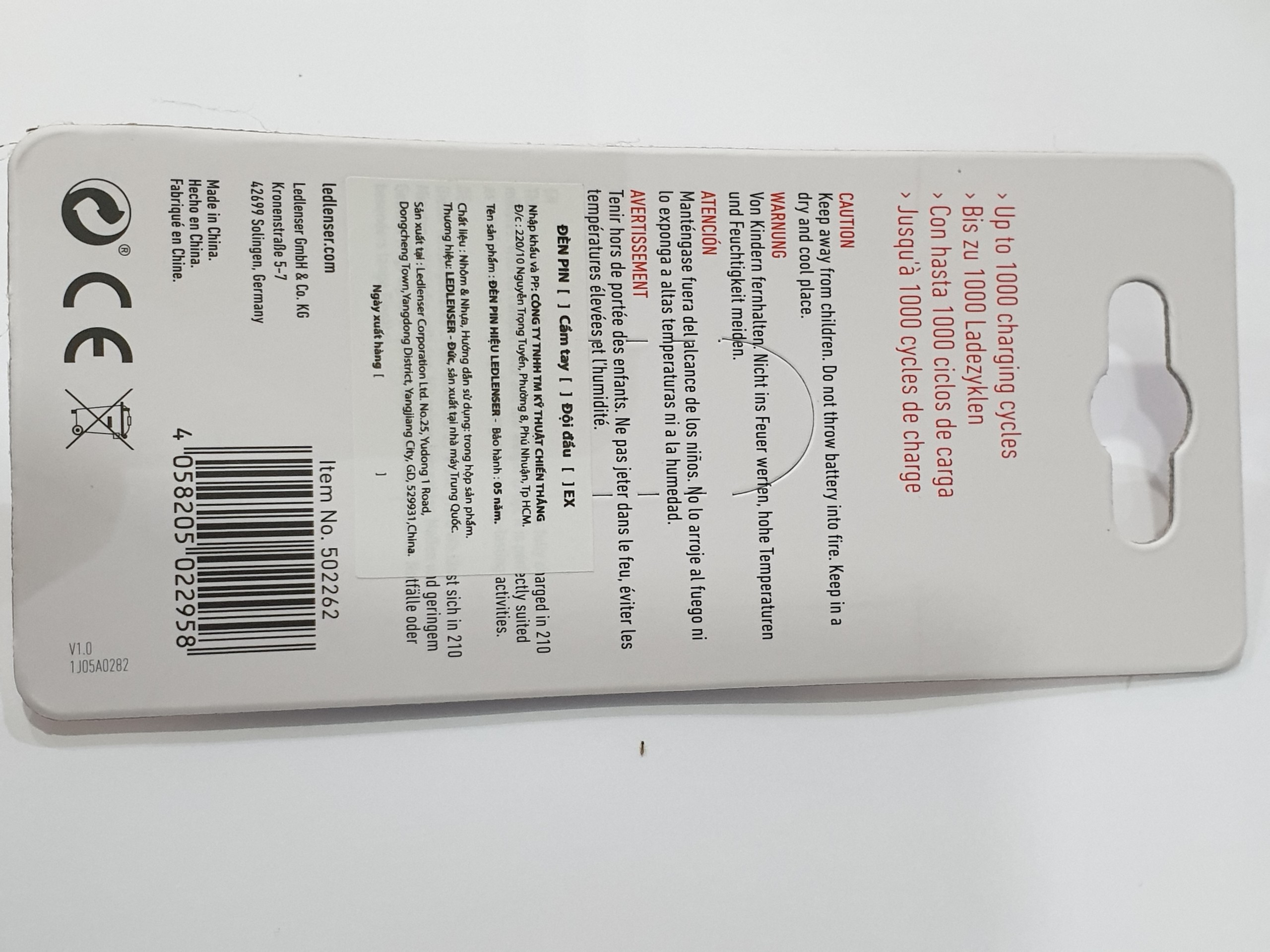 Pin Sạc Ledlenser 21700 4800mAh 3.7V - Ảnh 3