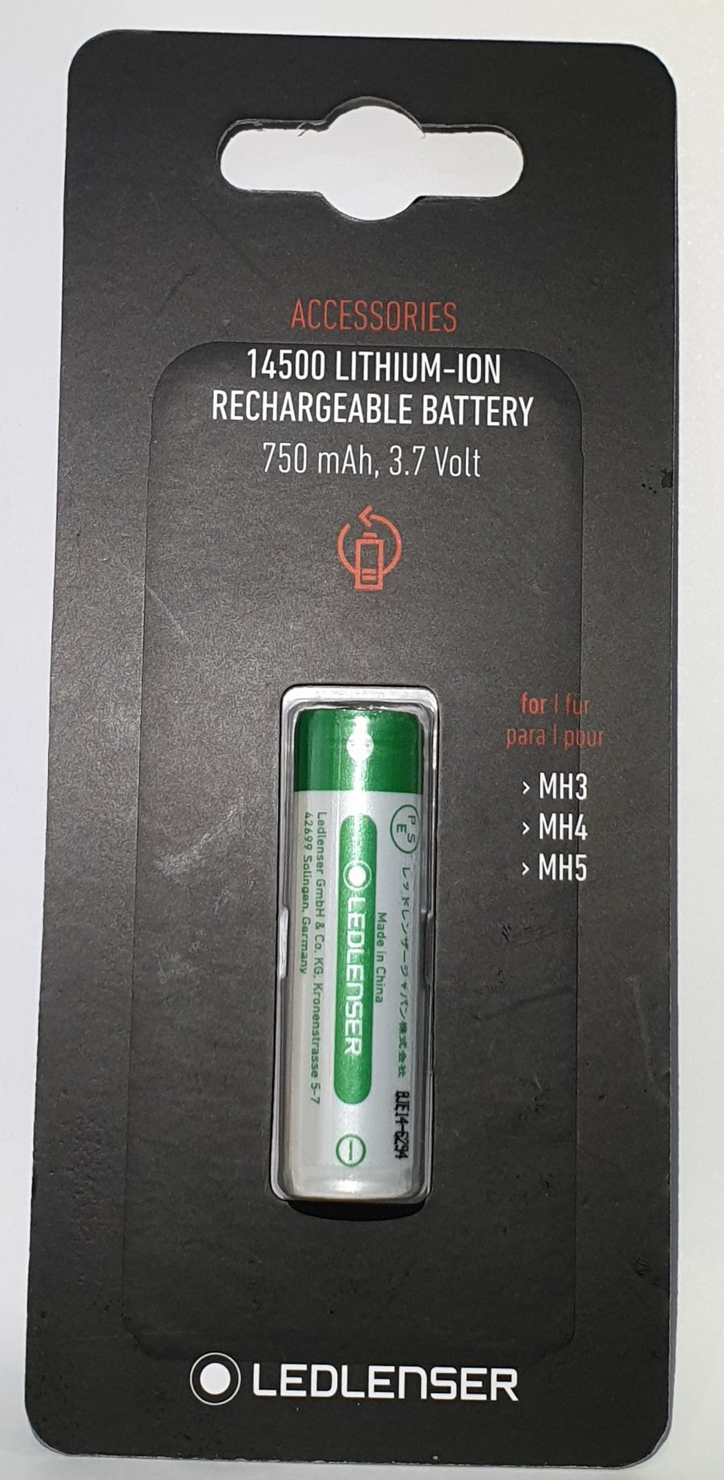 Pin LEDLENSER 14500 3.7V 750mAh - Ảnh 2