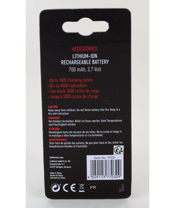 Pin LEDLENSER 14500 3.7V 750mAh - Ảnh 4