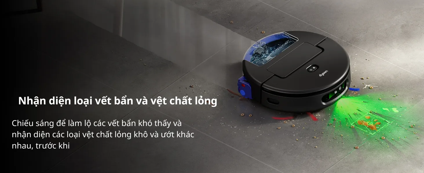 Robot Hút Bụi Lau Nhà Thông Minh Dyson Spot+Scrub Ai