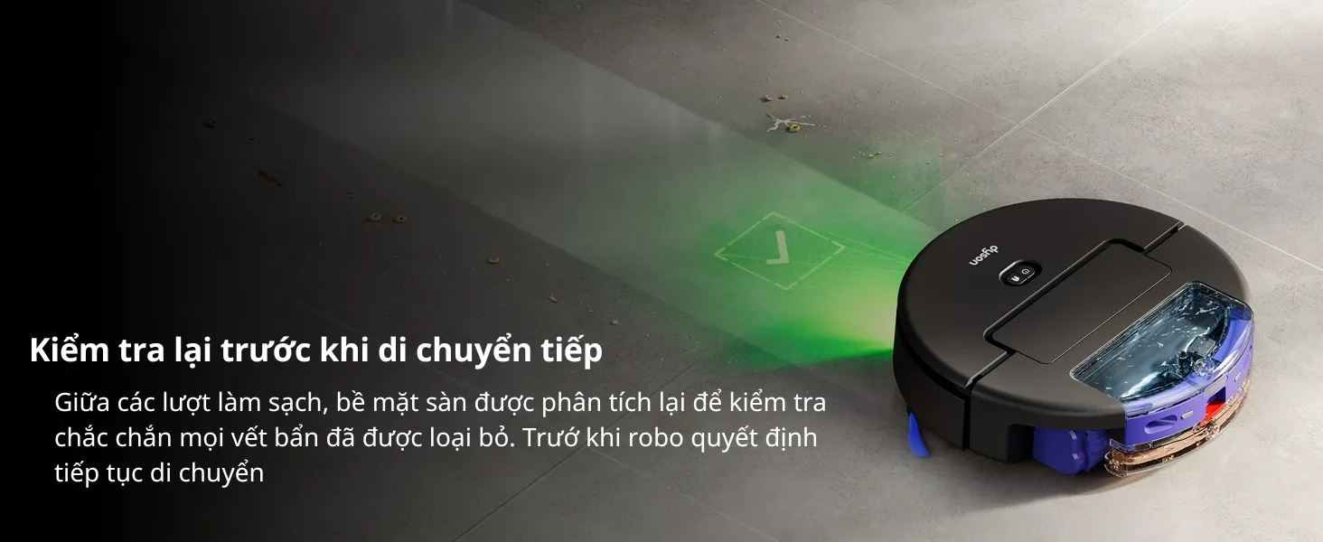 Robot Hút Bụi Lau Nhà Thông Minh Dyson Spot+Scrub Ai