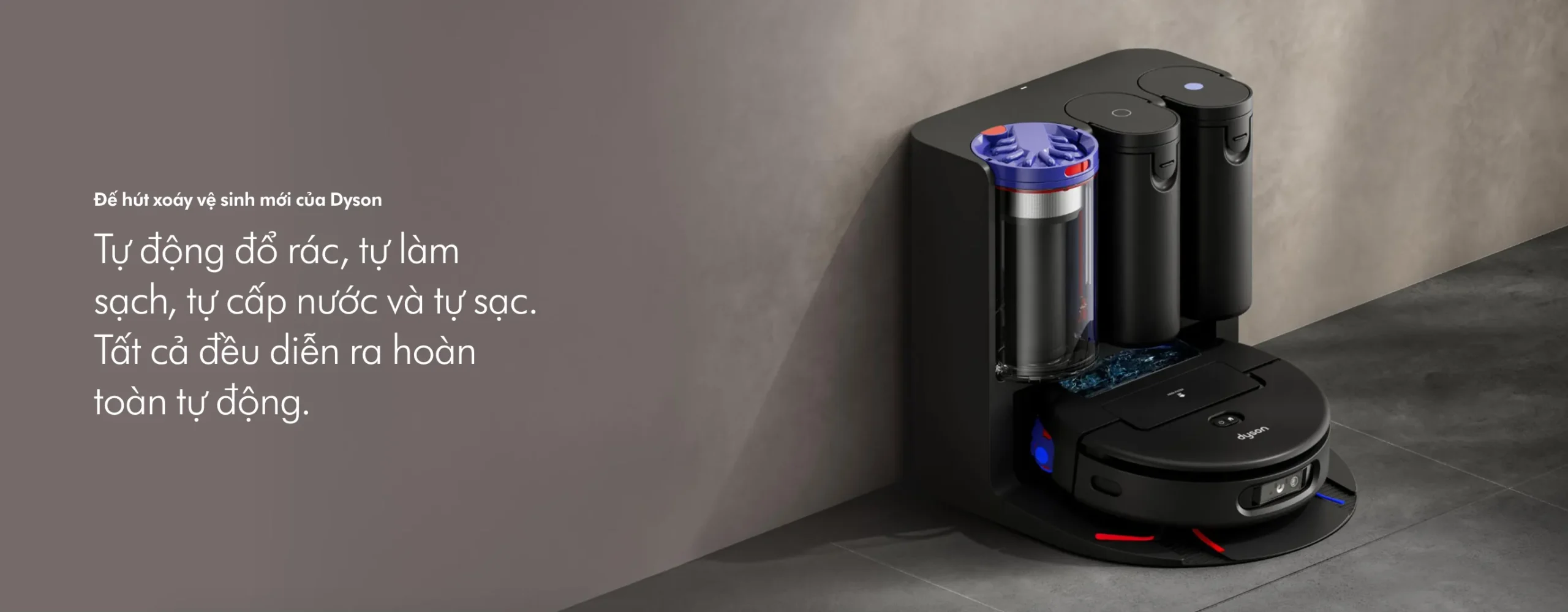 Robot Hút Bụi Lau Nhà Thông Minh Dyson Spot+Scrub Ai